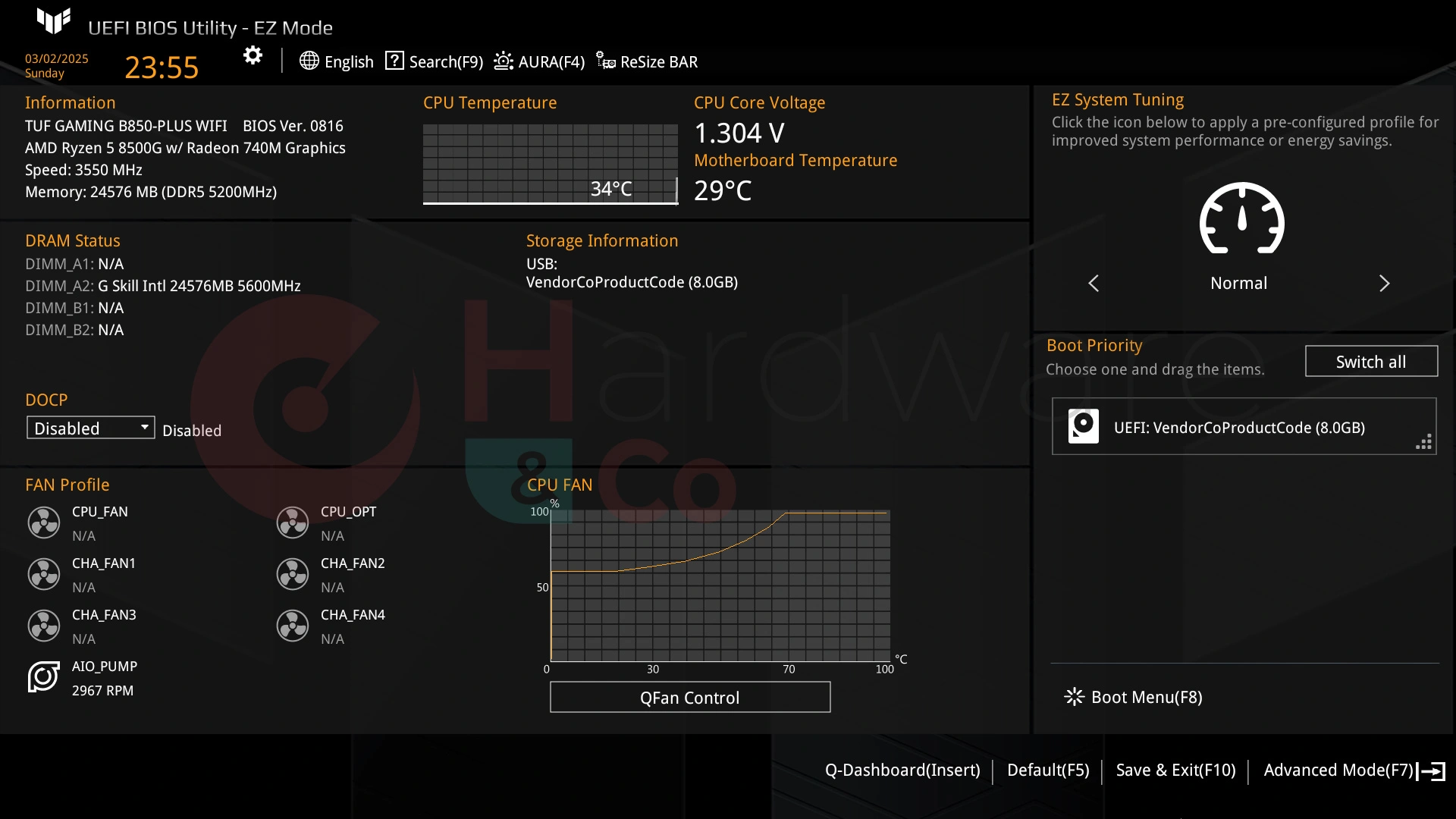 Asus B850 Plus Wifi Bios Ez Mode