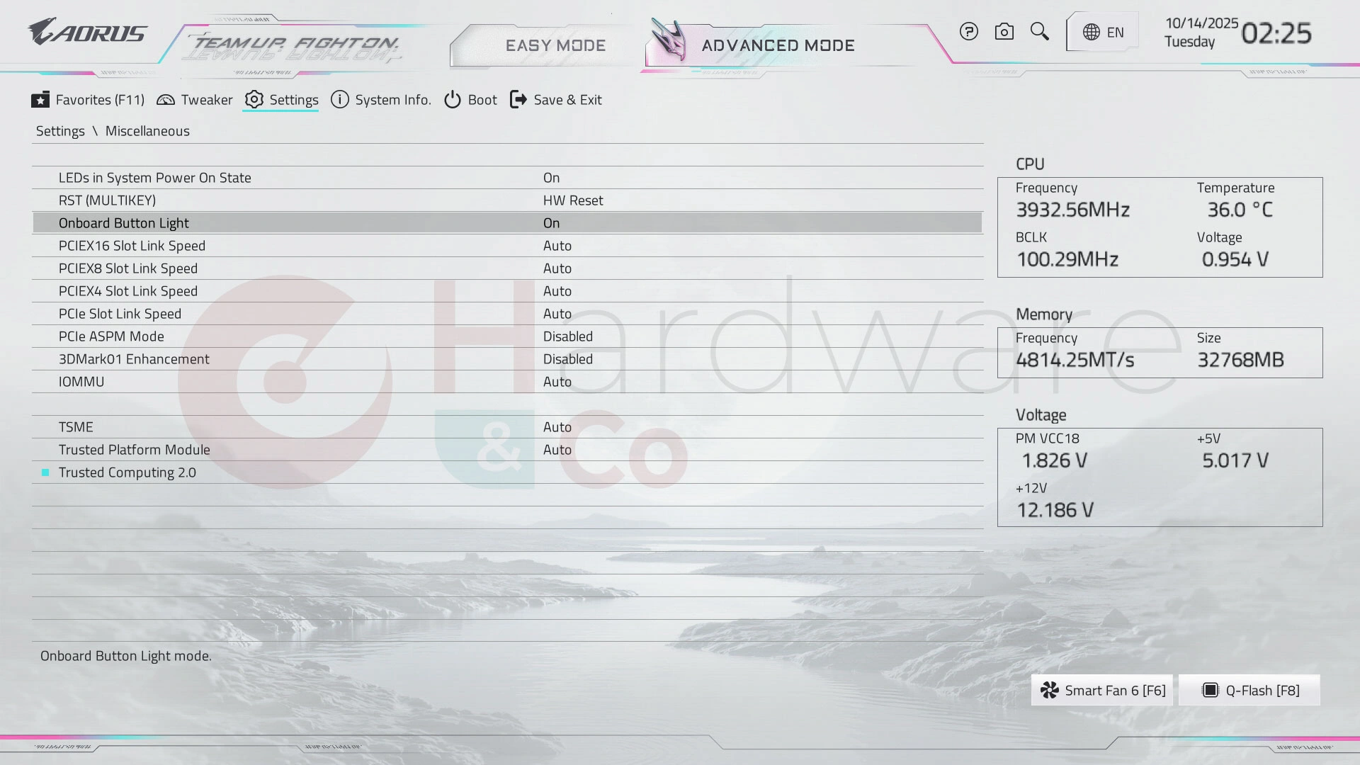Gigabyte X870e Aorus Master X3d Ice Bios Settings2