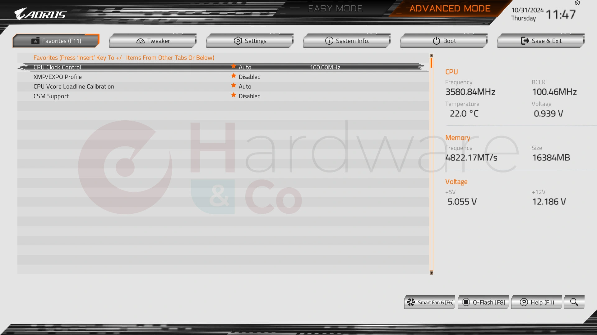 BIOS Advanced