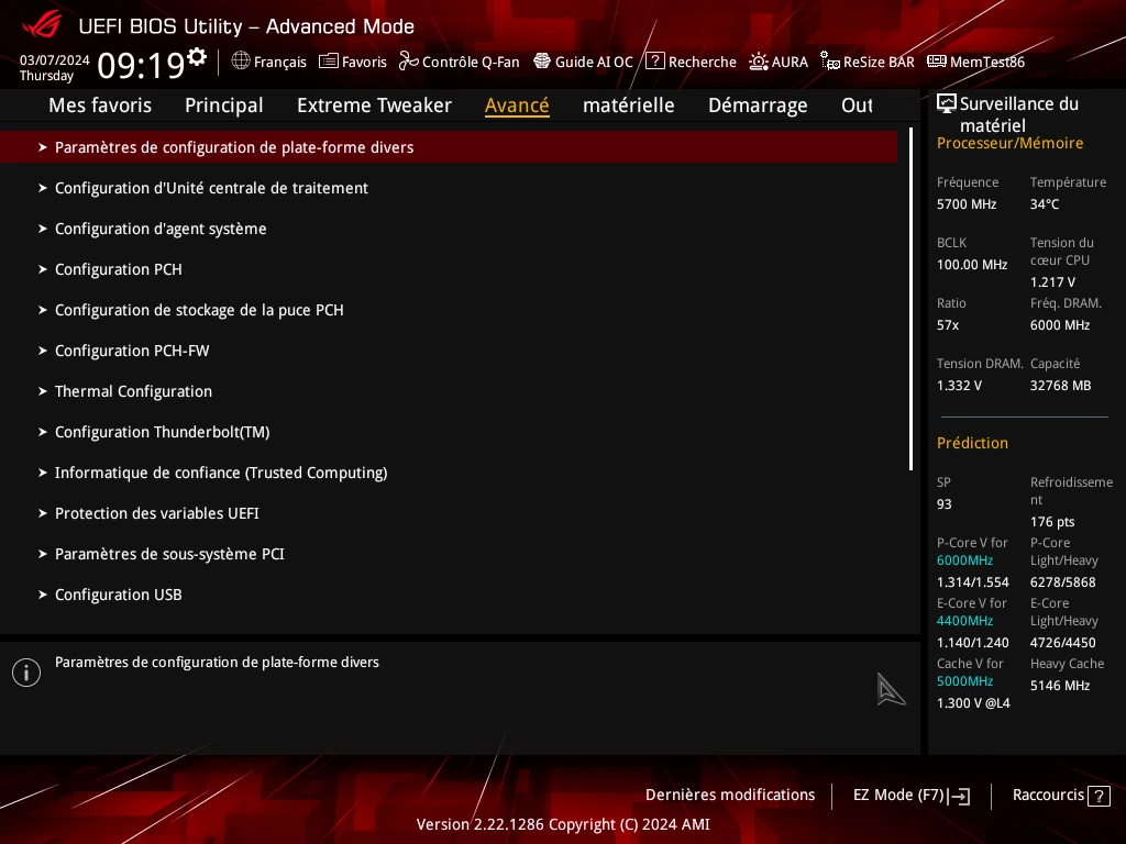 Asus ROG Maximus Z790 Dark Hero: расширенный UEFI