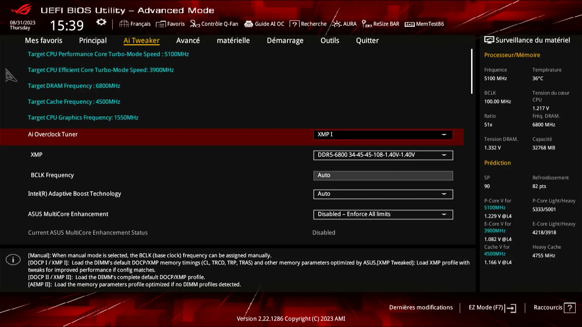 Asus Rog Strix Z790e Gaming Wifi Bios Ai Tweaker