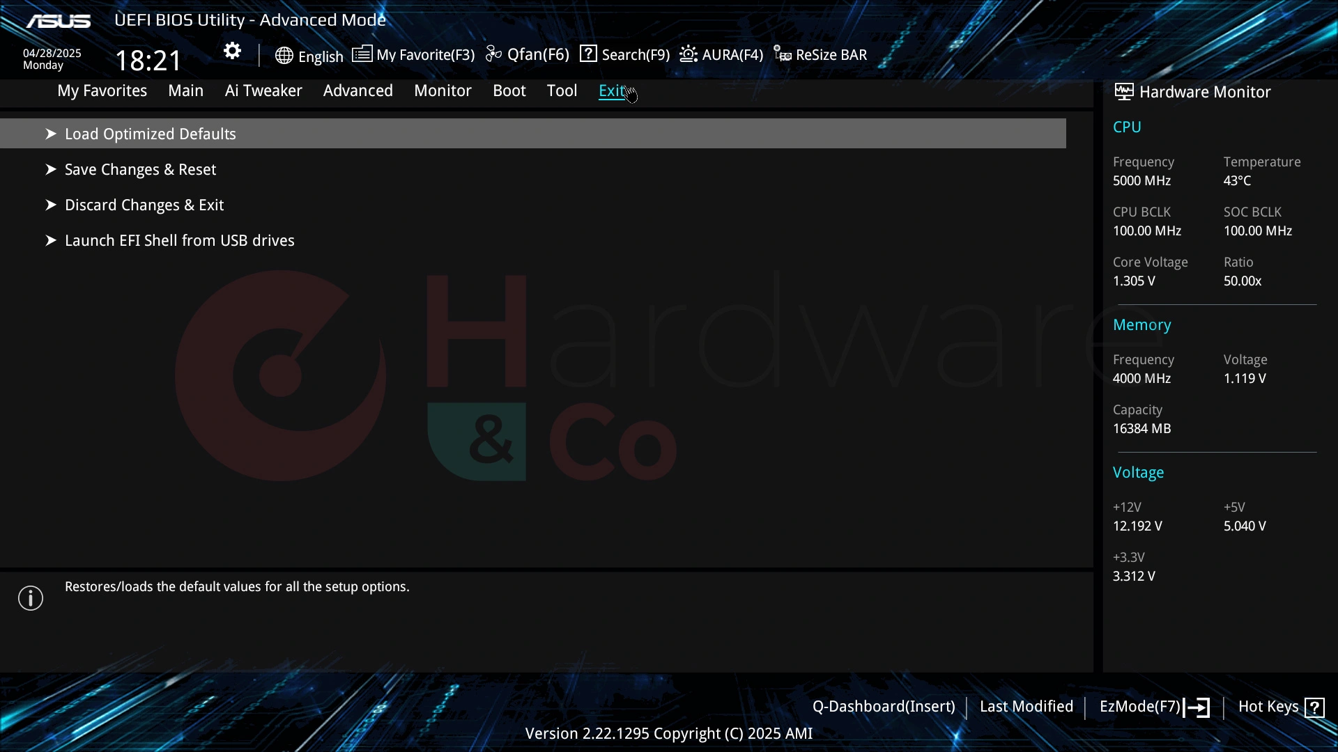 Asus Prime B860 Plus Wifi Bios Exit