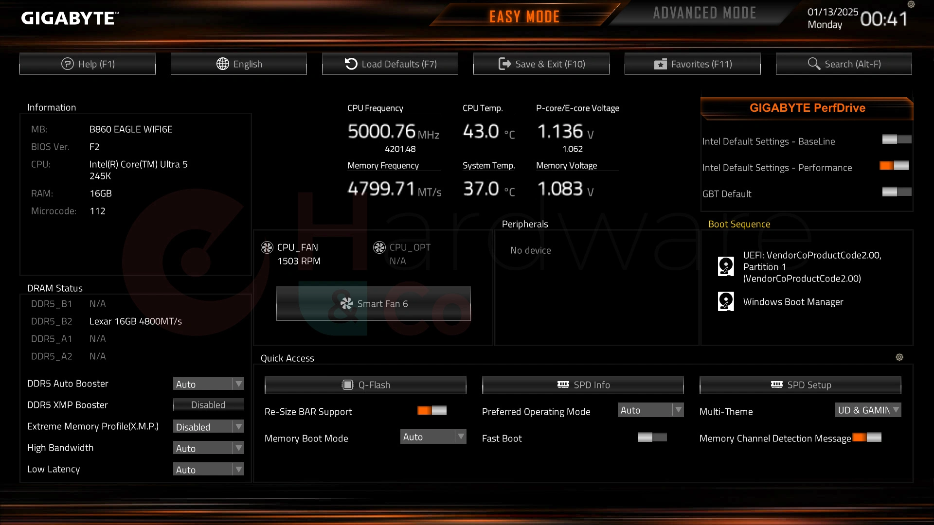 Gigabyte B860 Eagle Wifi6e Bios Easy