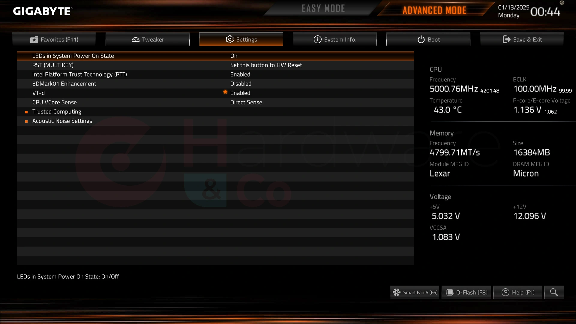 Gigabyte B860 Eagle Wifi6e Bios Settings1