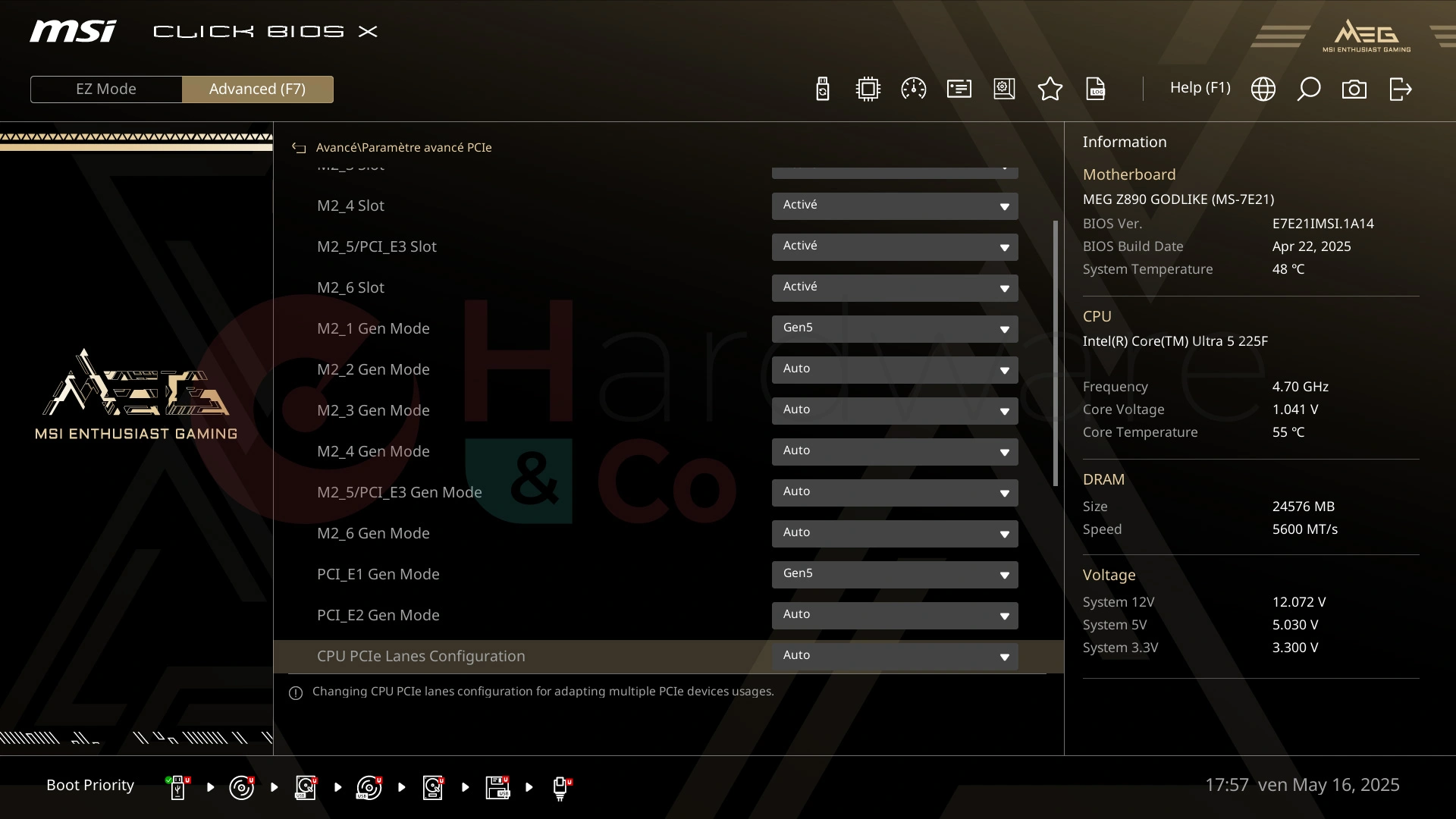 Msi Meg Z890 Godlike Bios Advanced 2