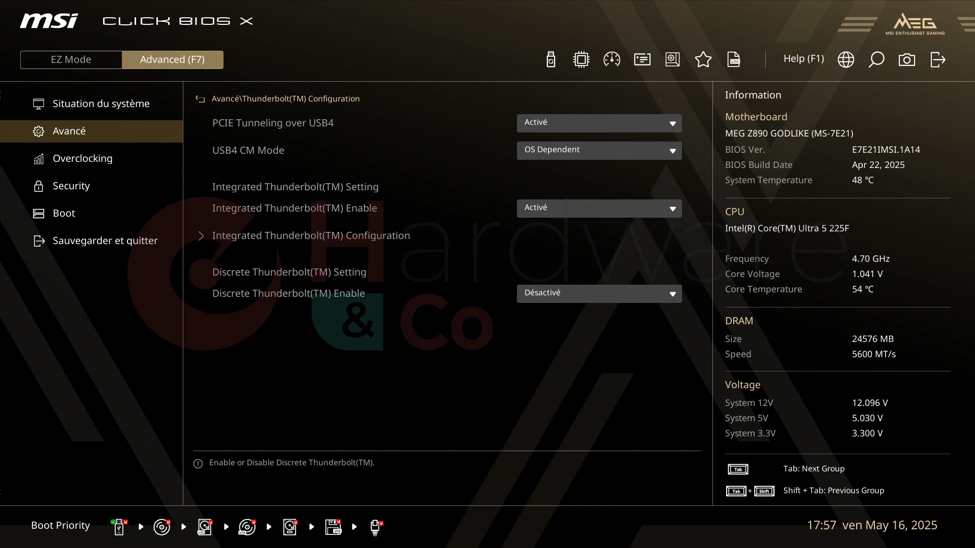 Msi Meg Z890 Godlike Bios Advanced 4