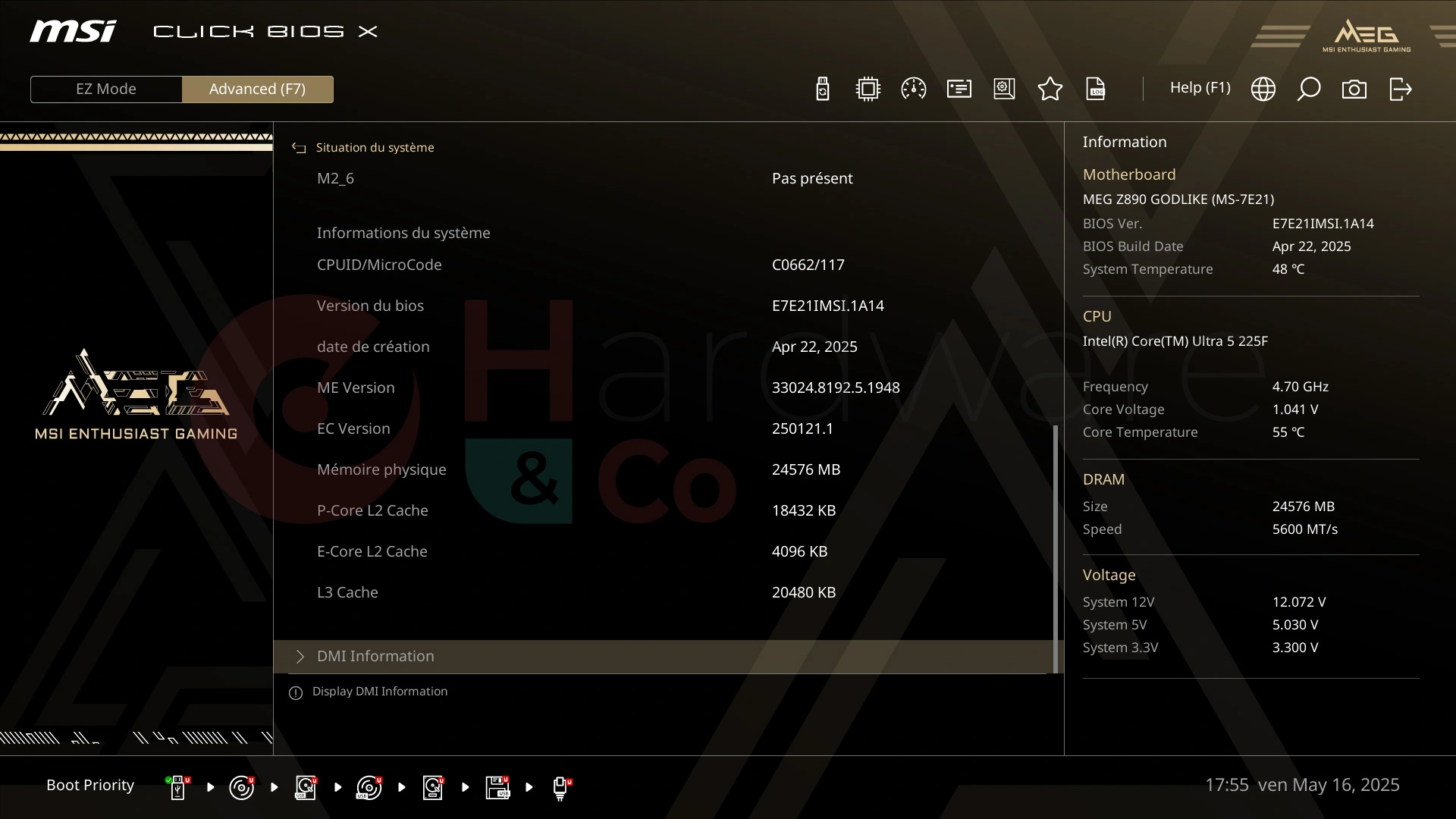 Msi Meg Z890 Godlike Bios Situation Systeme