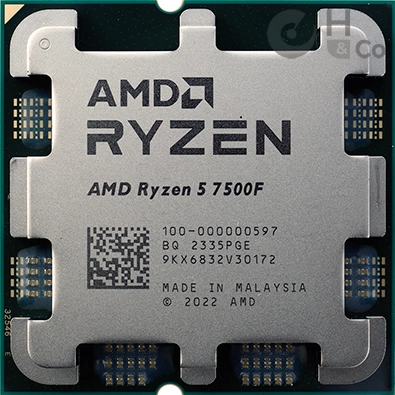 AMD Ryzen 5 7500F face avant