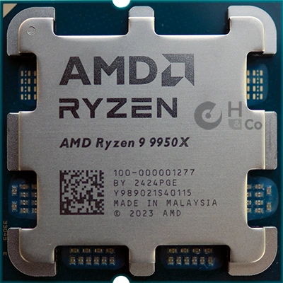 AMD Ryzen 9 9950X : face avant