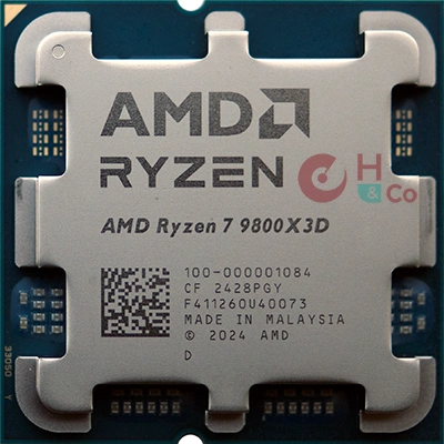 AMD Ryzen 7 9800X3D : face avant