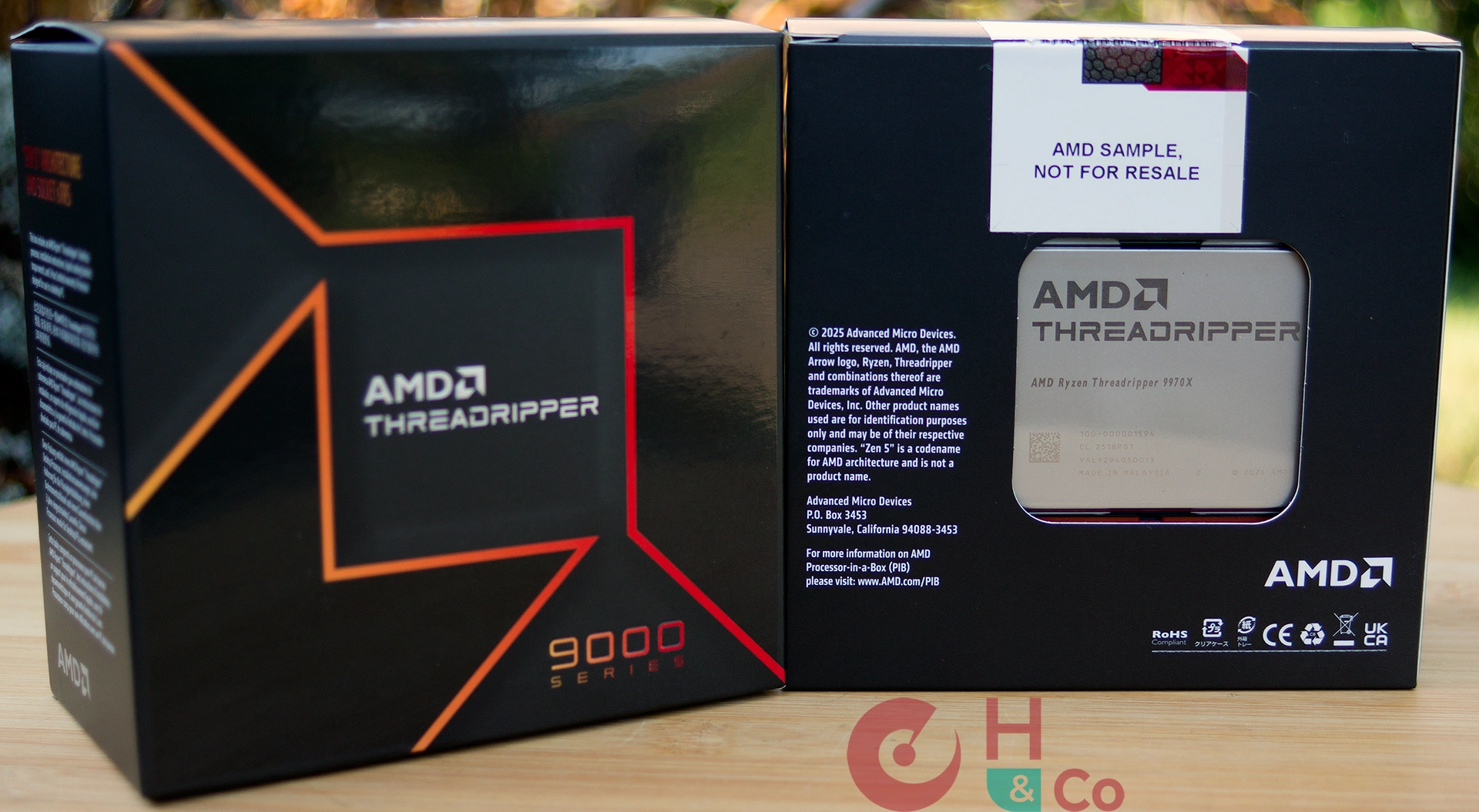 Boites des Ryzen Threadripper 9000