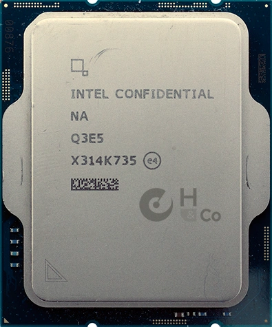 Intel Core i3-14100F : face avant