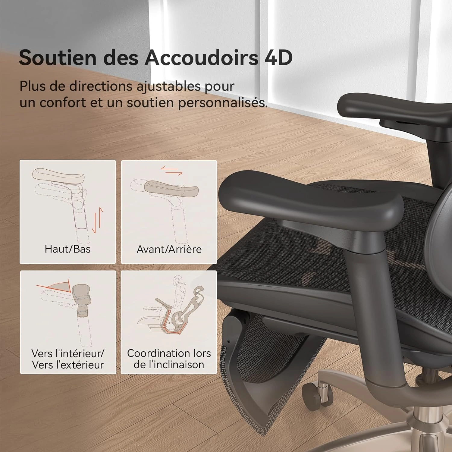 Sihoo Doro C300 16 Accoudoirs