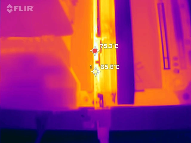 Vue dessus avant de la carte