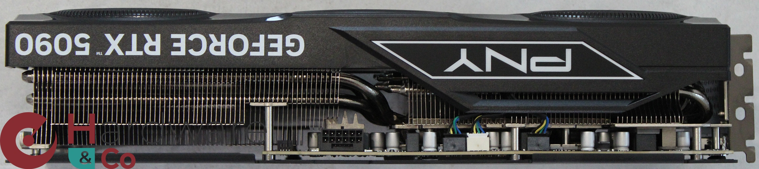 Pny Rtx5090 Triple Fan Oc Vue Dessus
