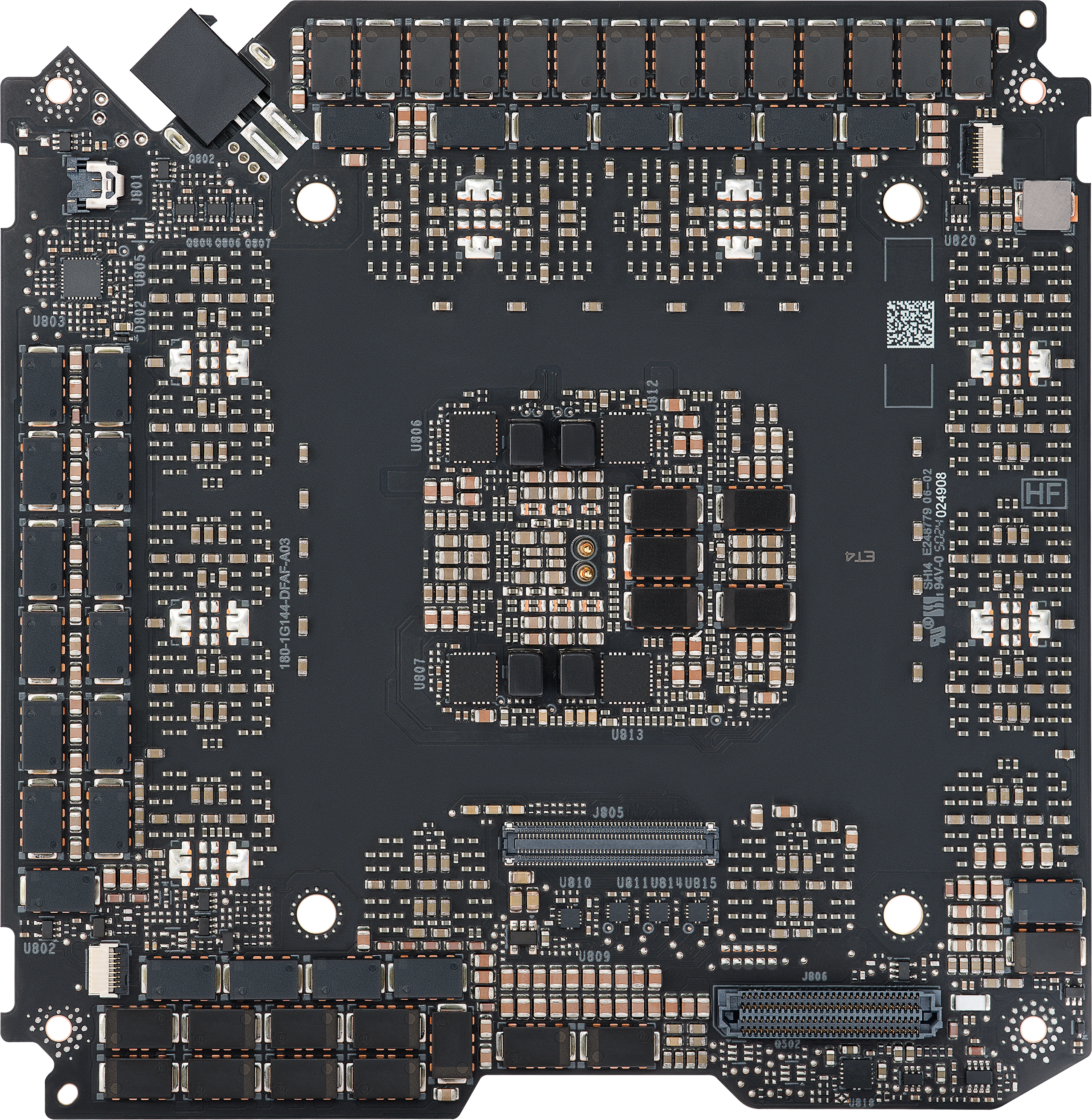 Le PCB de la RTX 5090 FE : face arrière