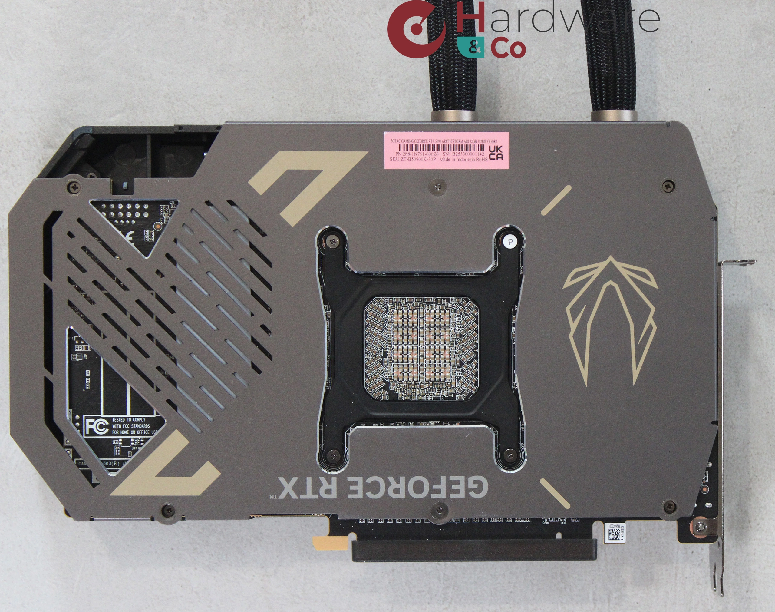 Zotac Rtx5090 Arcticstorm Aio Carte Verso