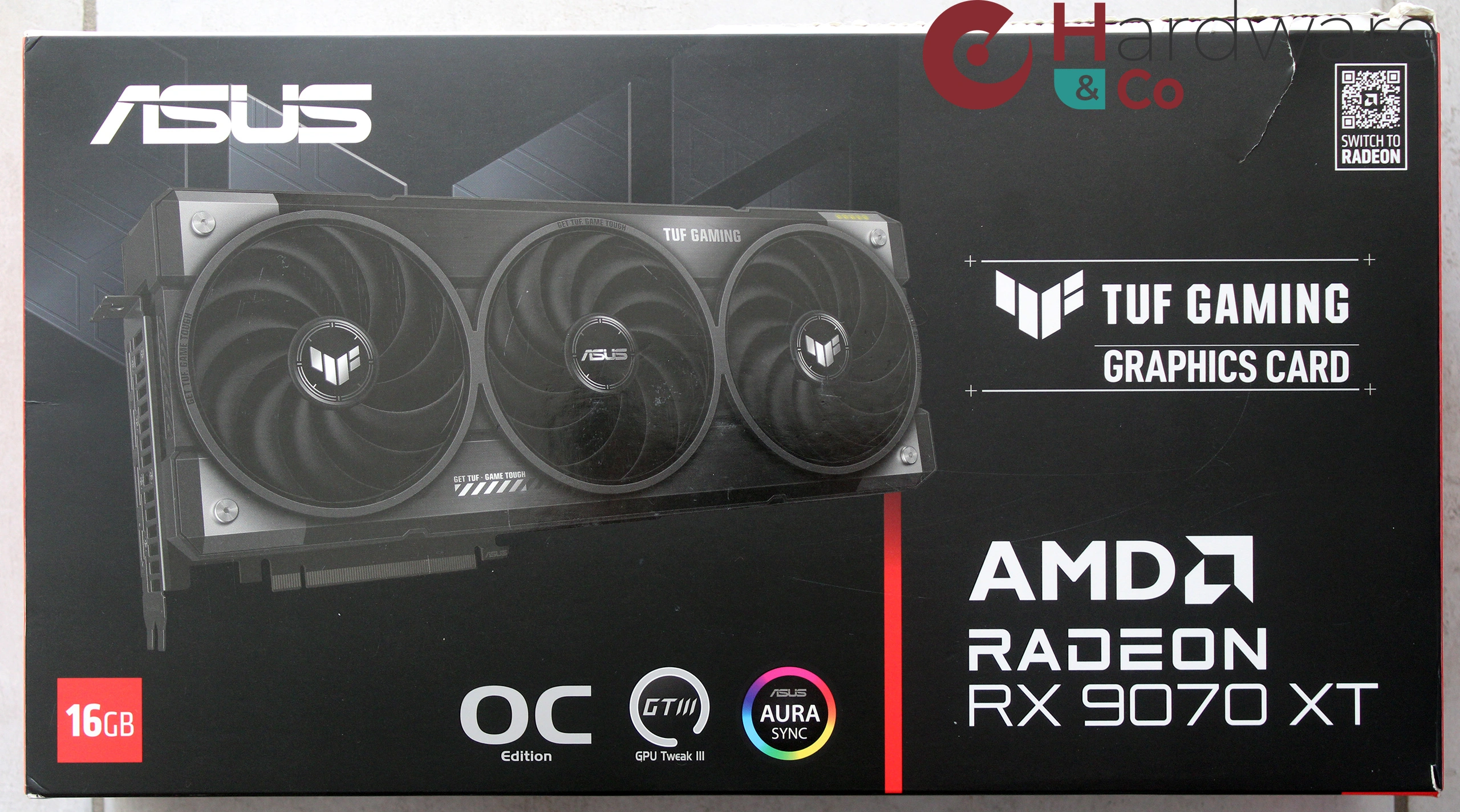 Asus Rx9070xt Tuf Oc Box