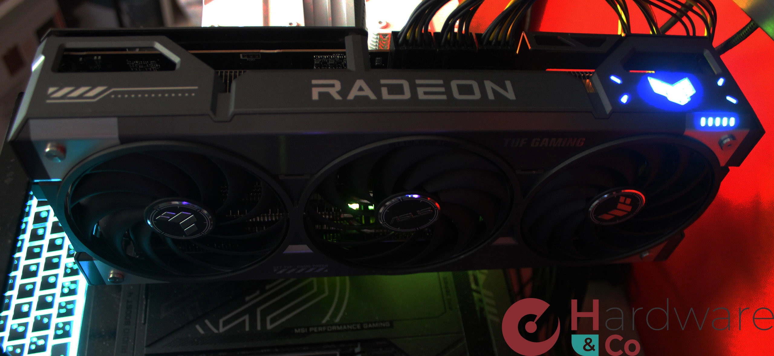 Asus Rx9070xt Tuf Oc Led On