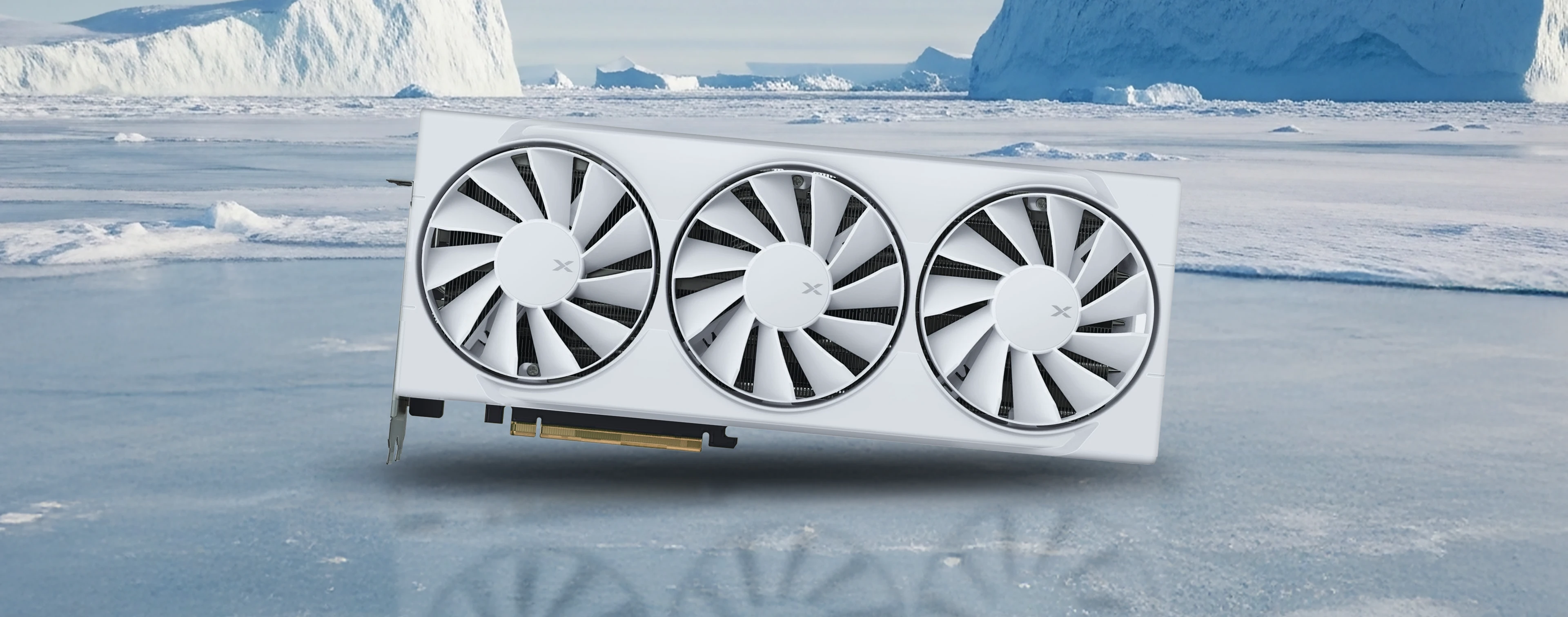 Xfx Rx9070xt Swift White Banniere