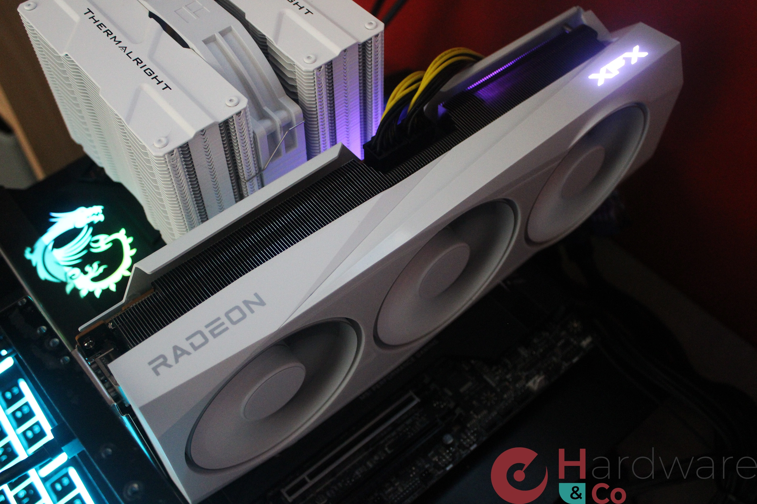 Xfx Rx9070xt Swift White Led On