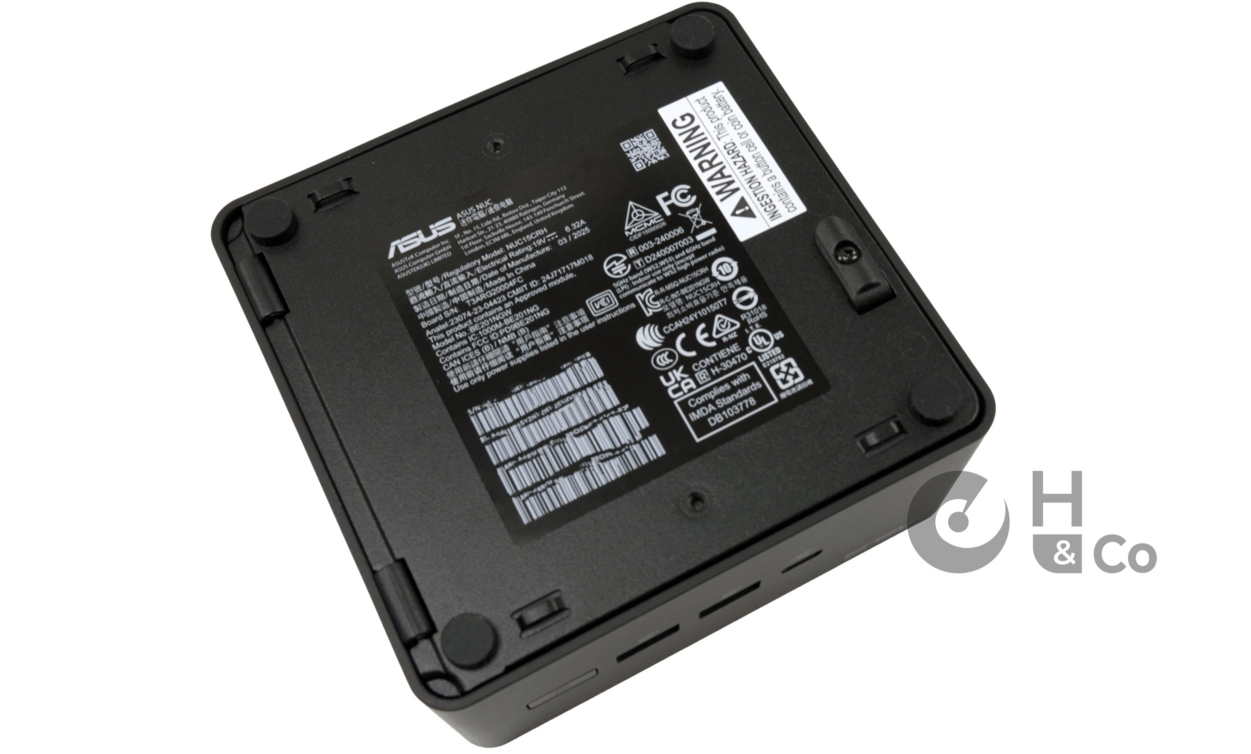Nuc 15 pro du bas