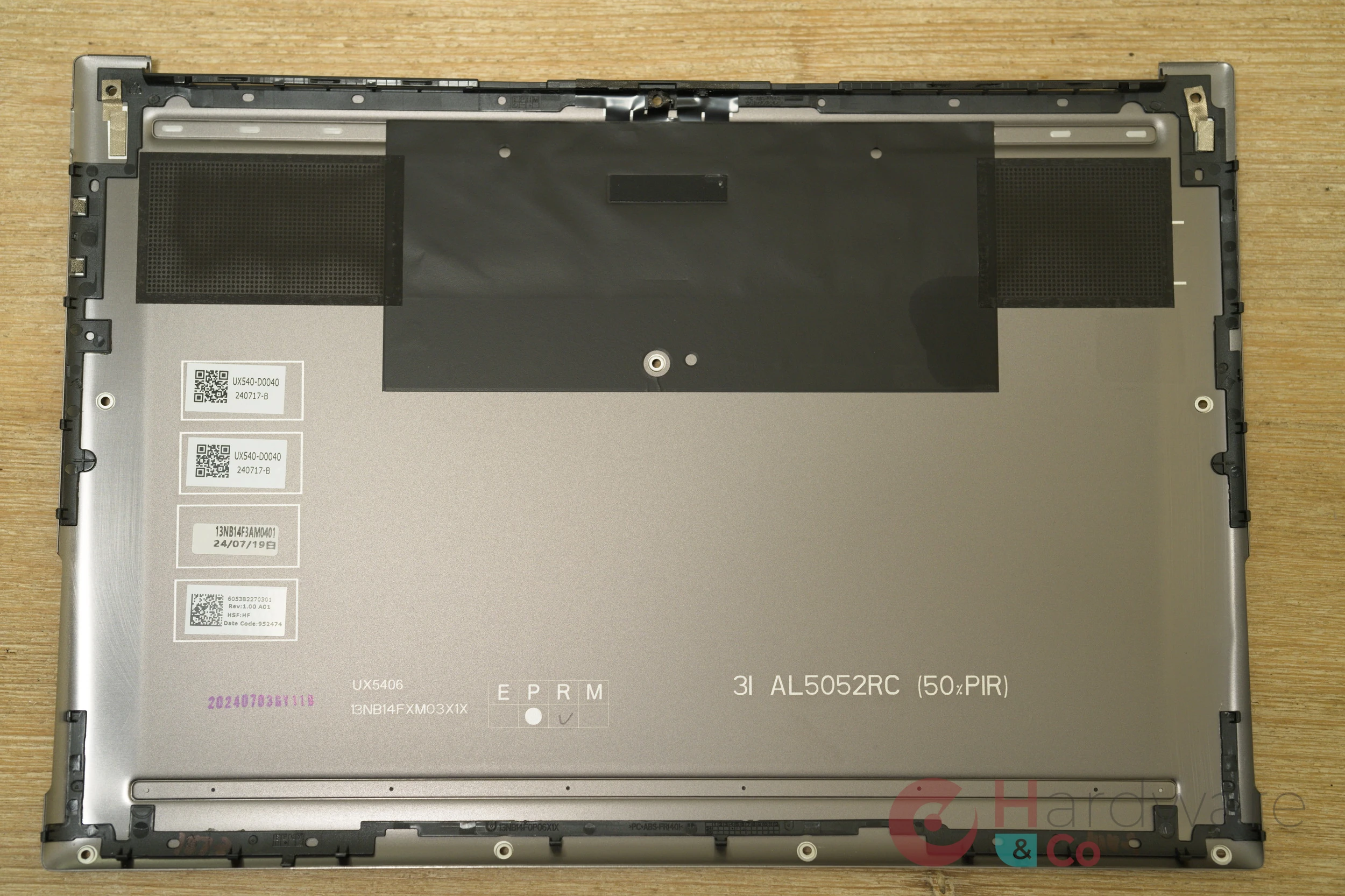 Asus Zenbook 14 2024 Opened Lid