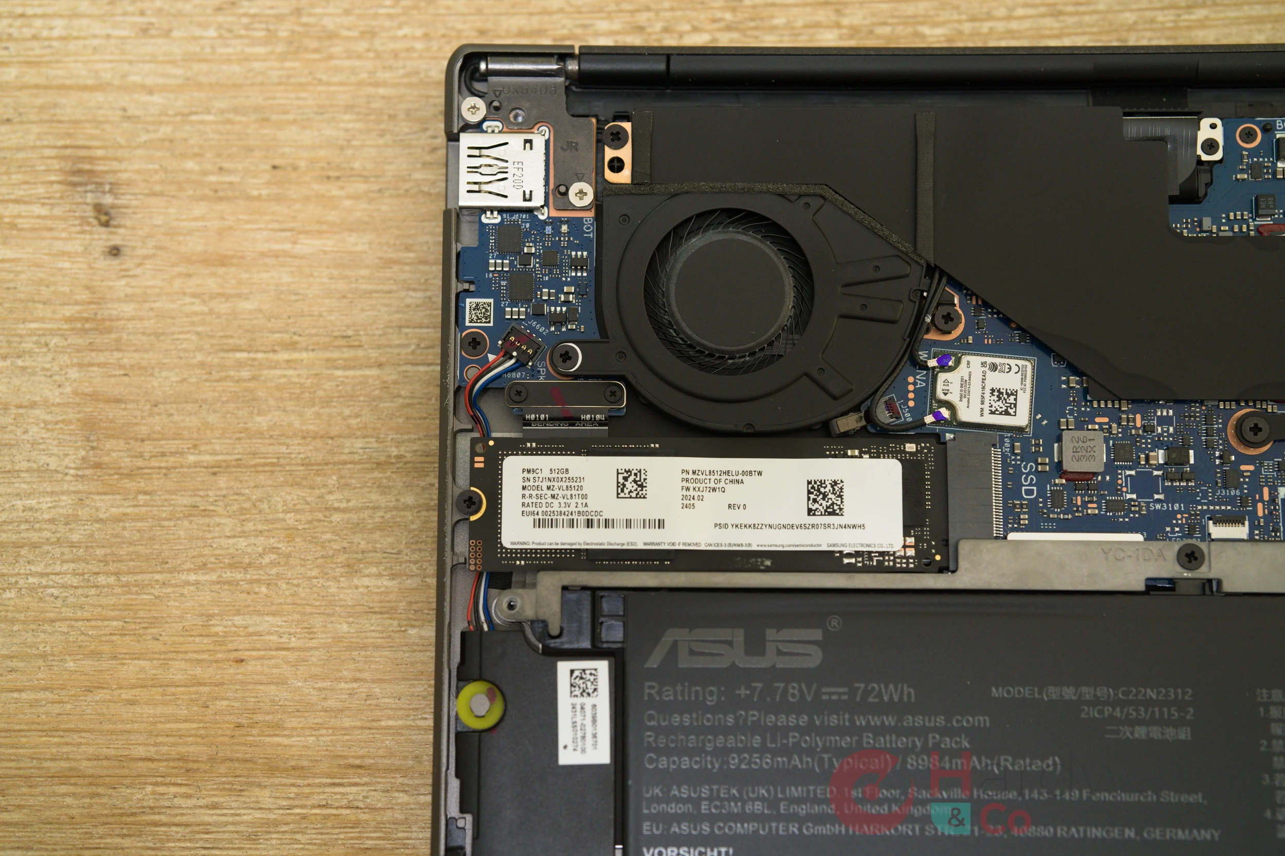 Asus Zenbook 14 2024 Storage