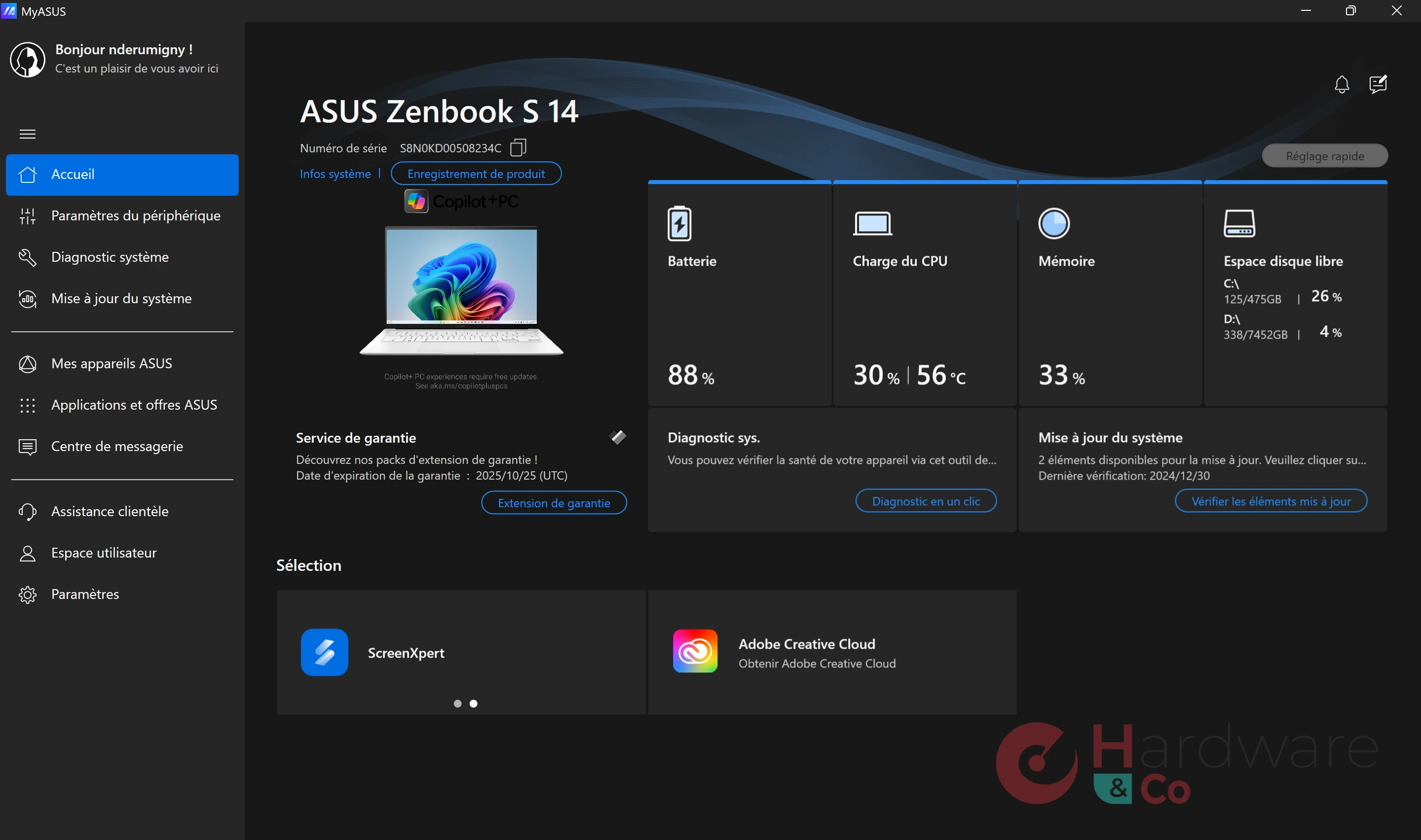 Asus Zenbook 14 2024 Myasus