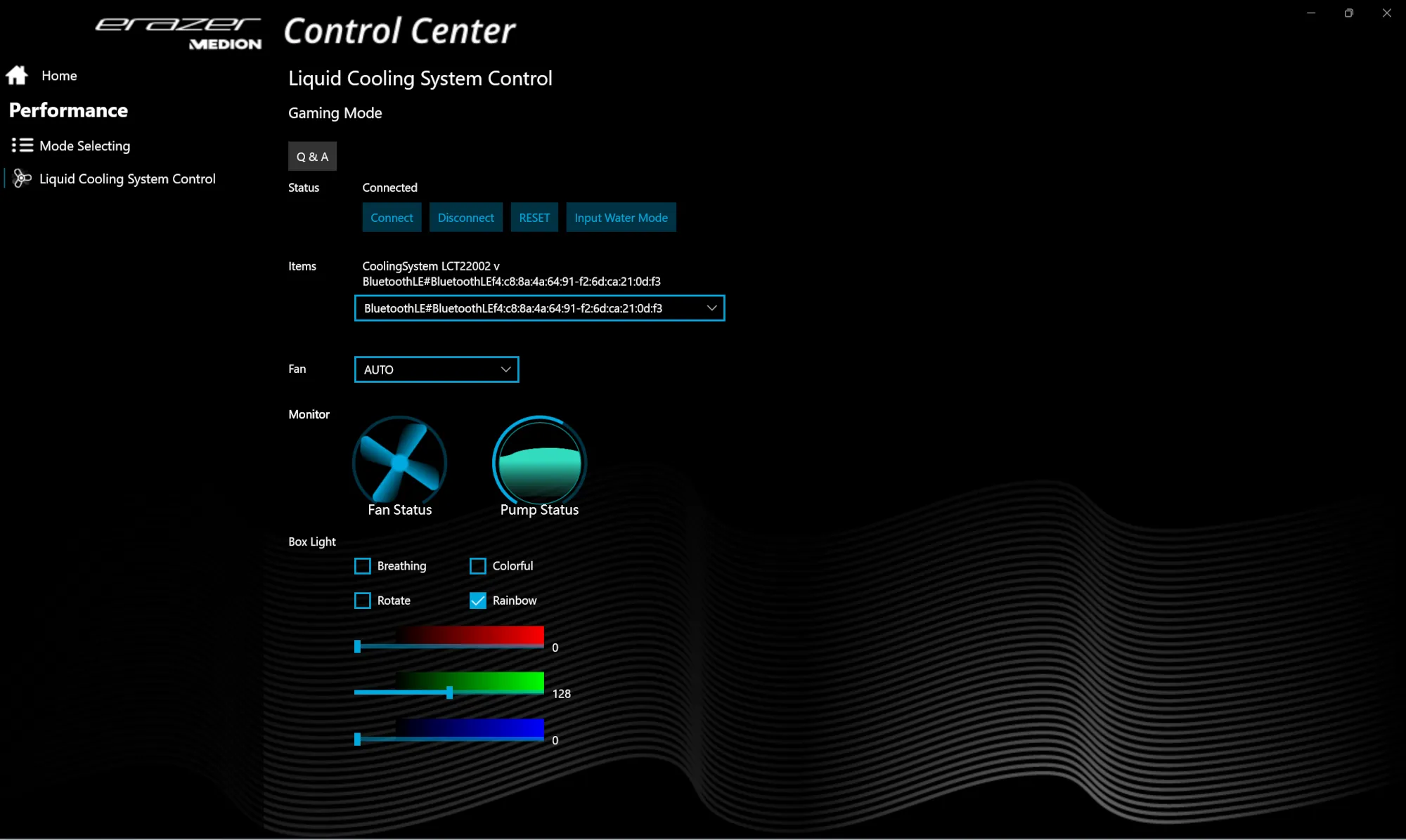 Medion Erazer Control Center Watercooling