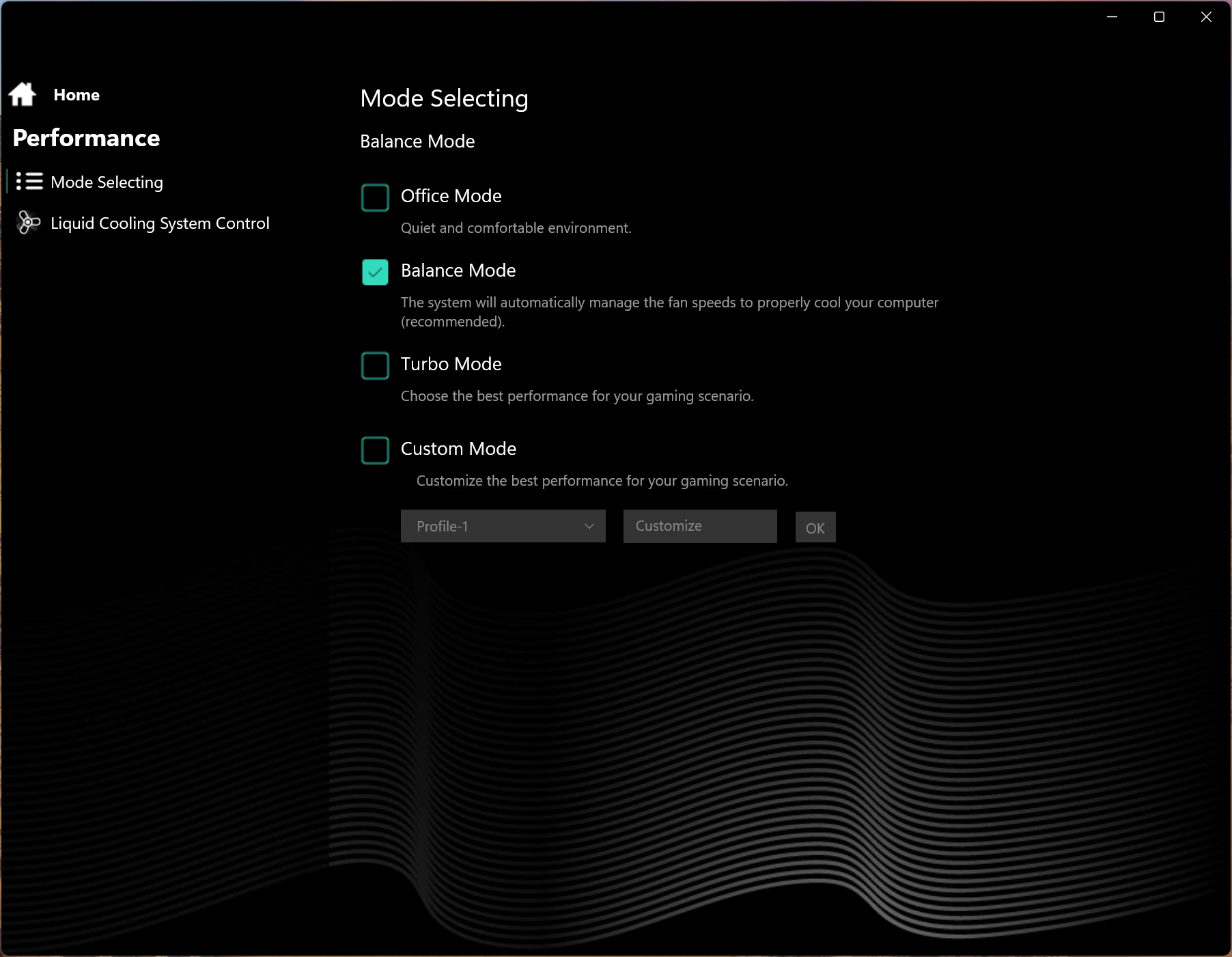 Pcspecialist Recoil 16 Control Center Perf Mode