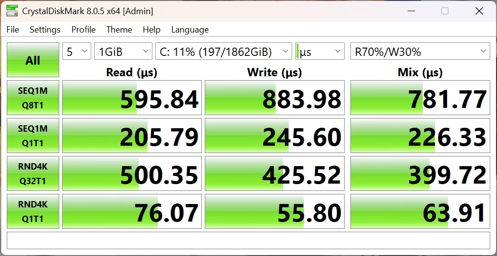 Pcspecialist Recoil 16 Pcie5 Disk Latency