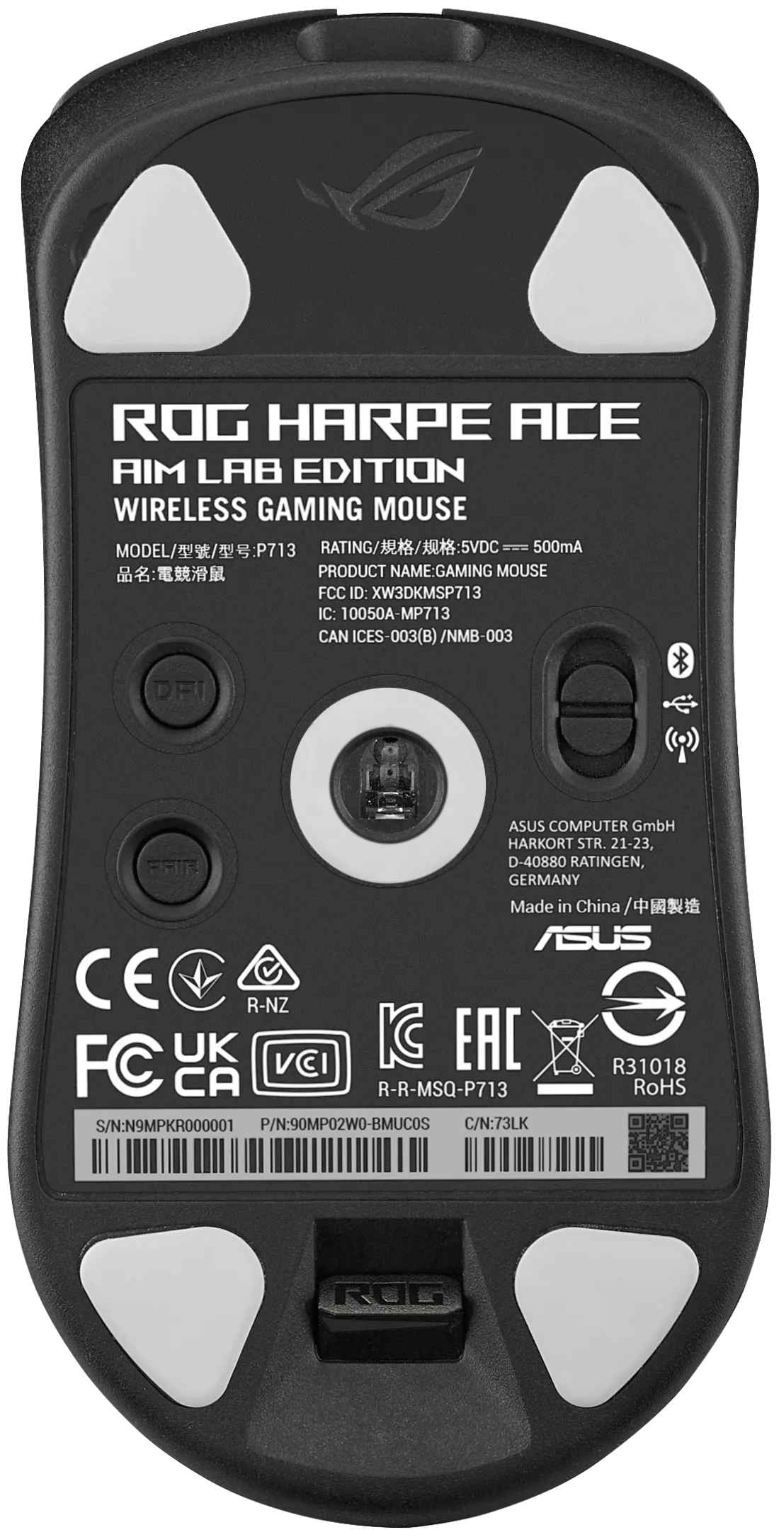 Asus Rog Harpe Ace Dessous