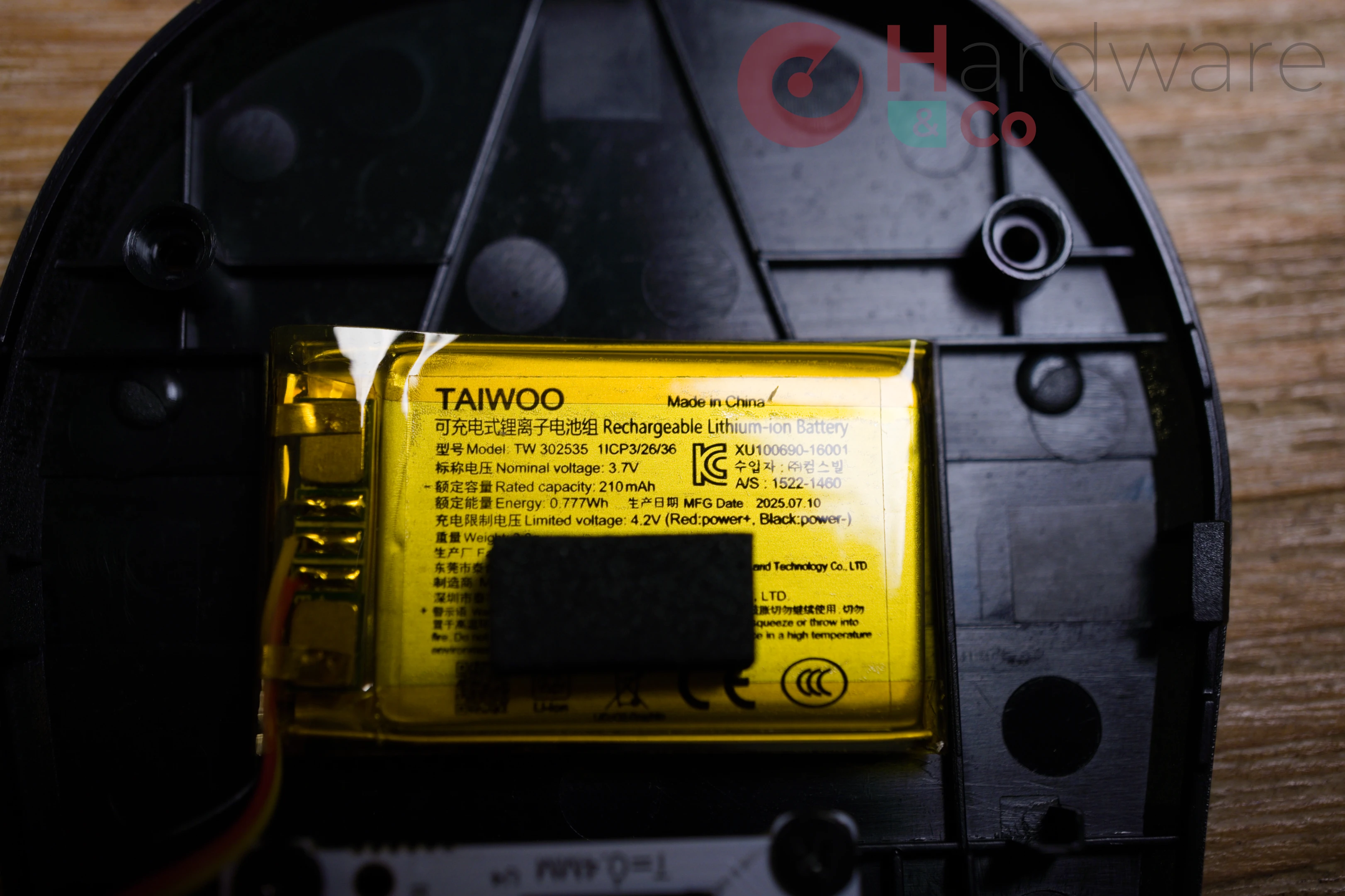 Corsair Sabre Pro Wireless V2 Demontage Batterie