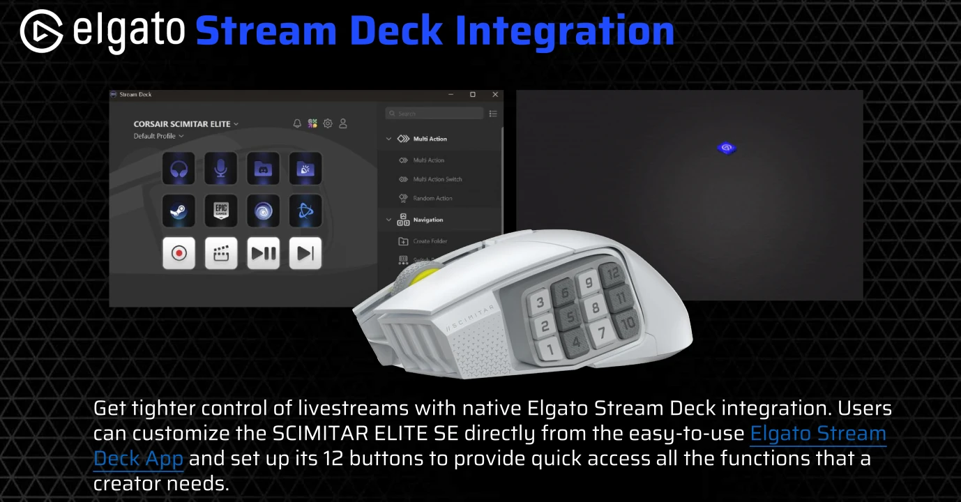 Corsair Scimitar Se Elite Stream Deck