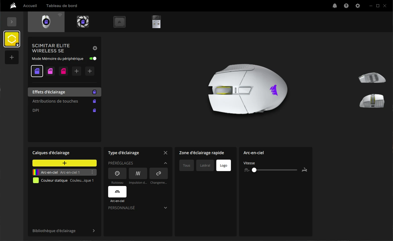 Corsair Scimitar Se Elite Wireless Icue Rgb