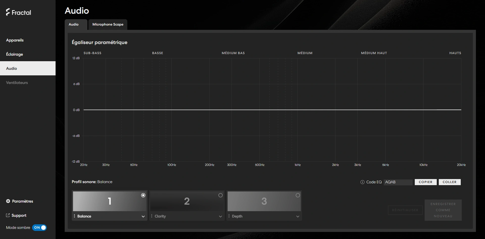 Presets audio Adjust Pro