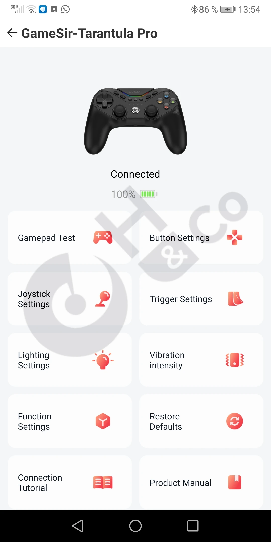 Gamesir Tarantula Pro App 2