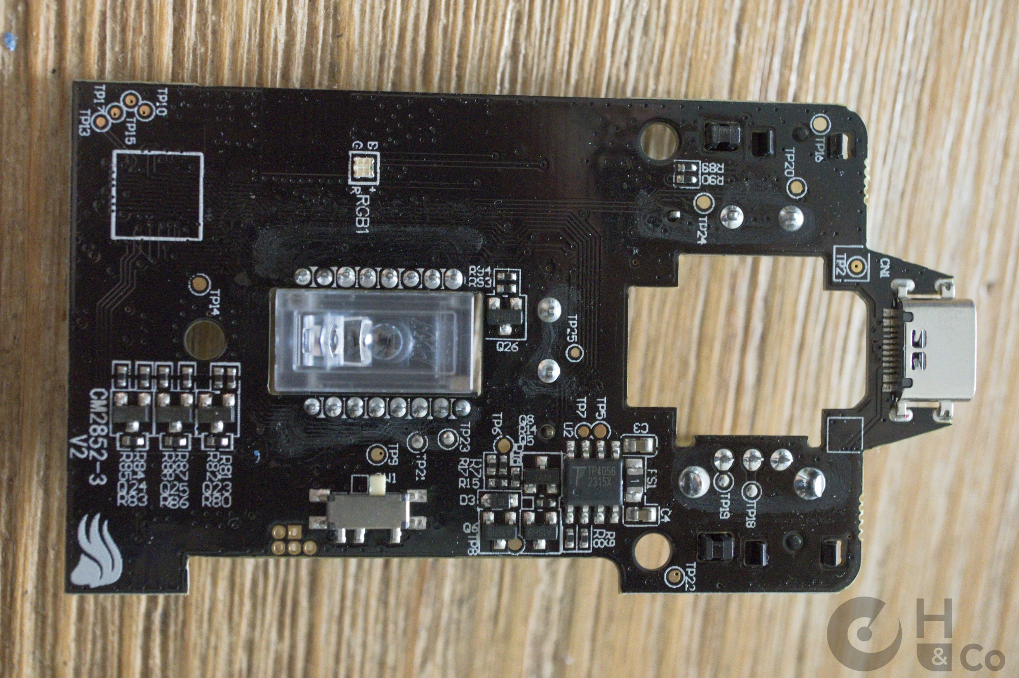 Glorious Model O2 Pro Pcb Bottom