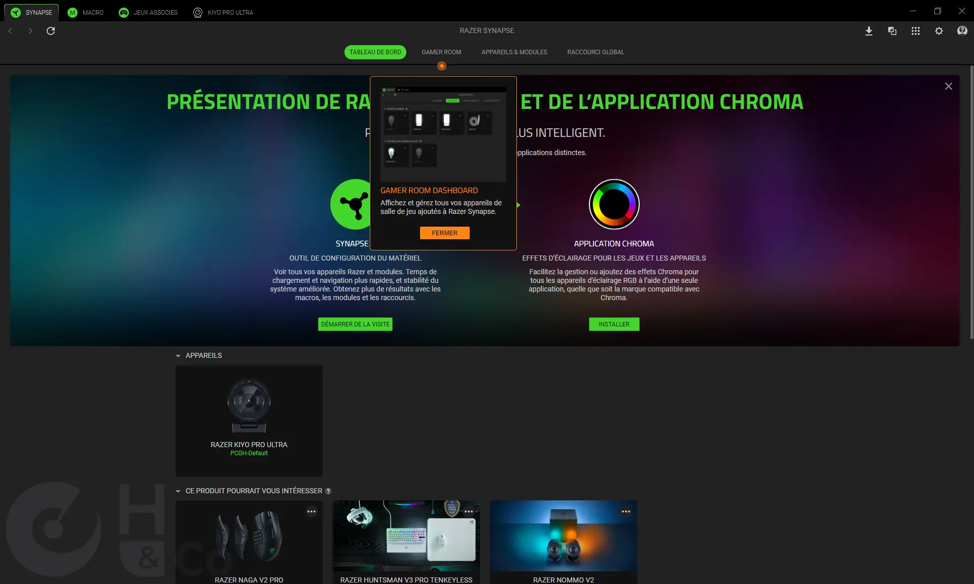 Razer Kiyo Pro Ultra Razer Synapse 2