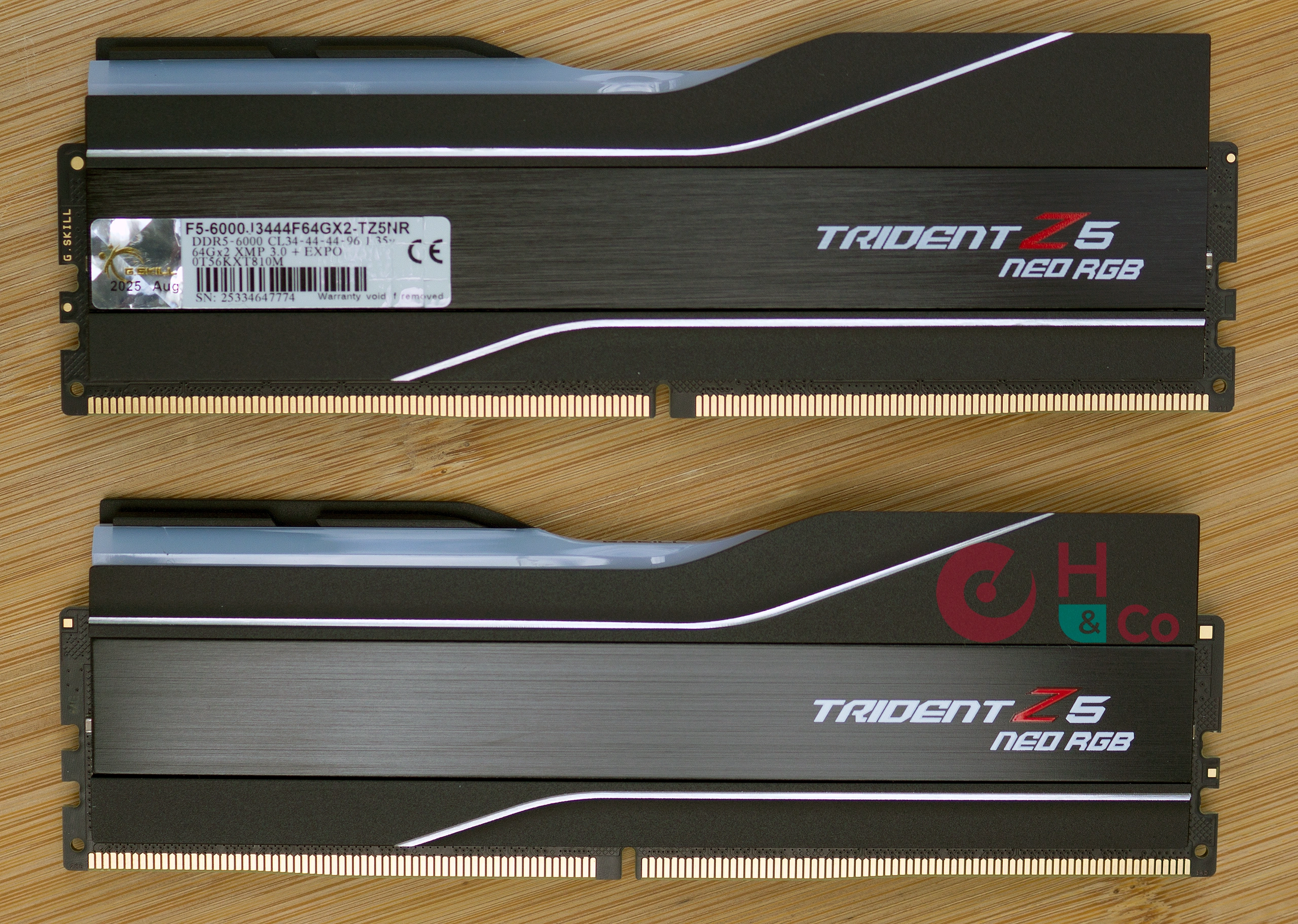 G.Skill Trident Z5 Neo RGB : les modules
