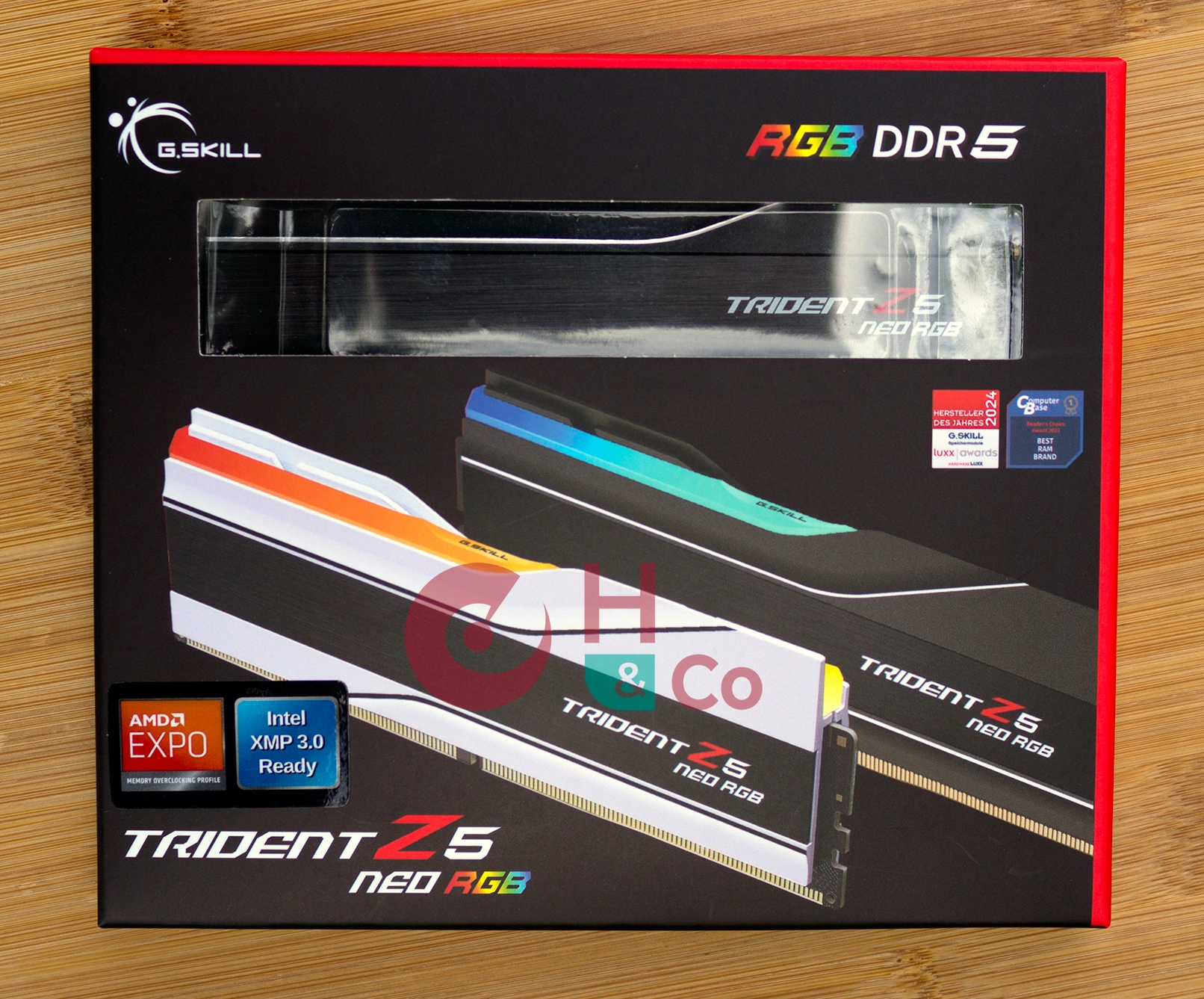G.Skill Trident Z5 Neo RGB : boite face avant