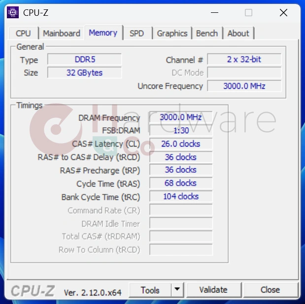 DDR5-6000 C26