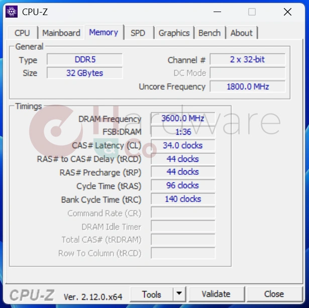 DDR5-7200 C34
