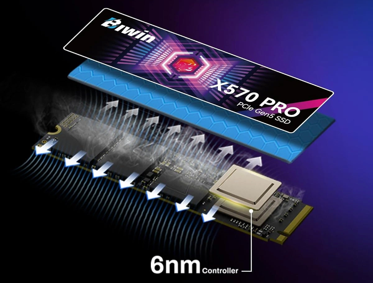 Biwin Black Opal X570 Pro 08 Dissipation