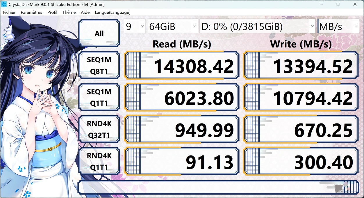Biwin Black Opal X570 Pro 09 Crystaldiskmark Mpbs