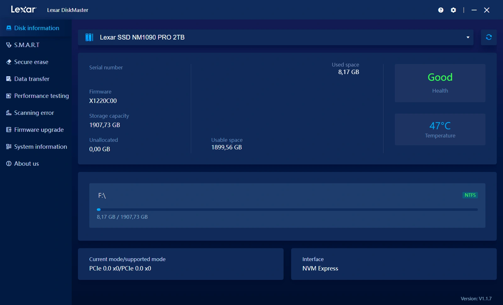 Disk Information 2 To