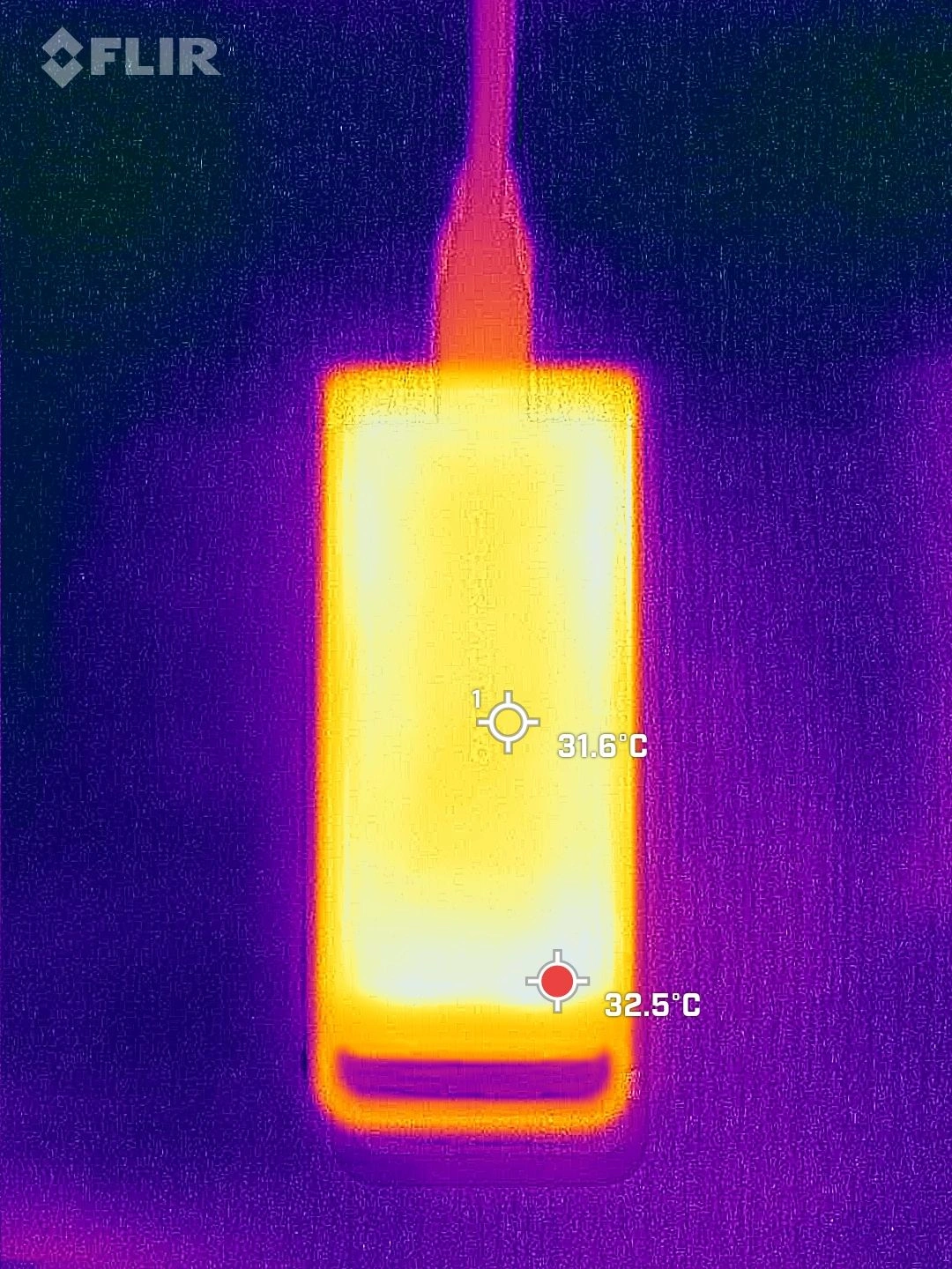 Samsung T5 Evo Thermal Image