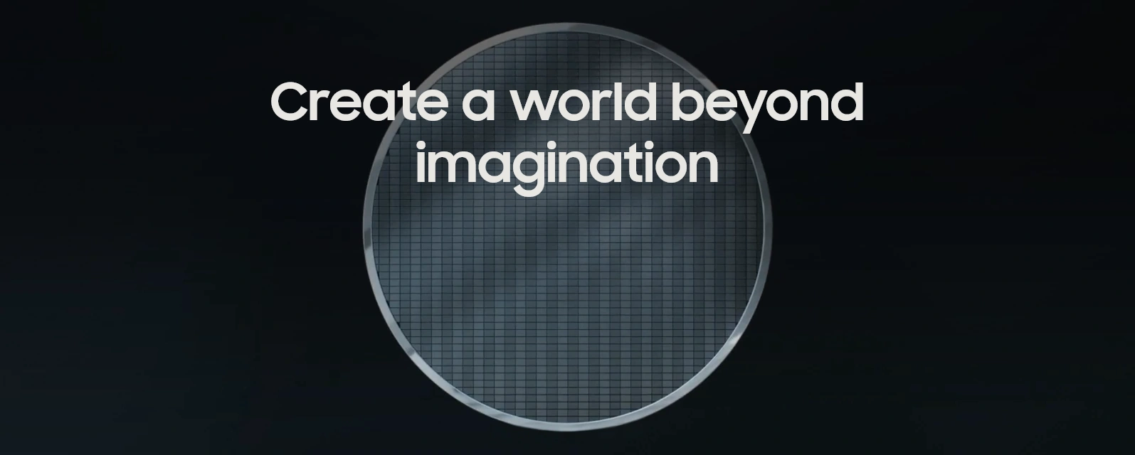 Samsung Foundry Slogan Wafer