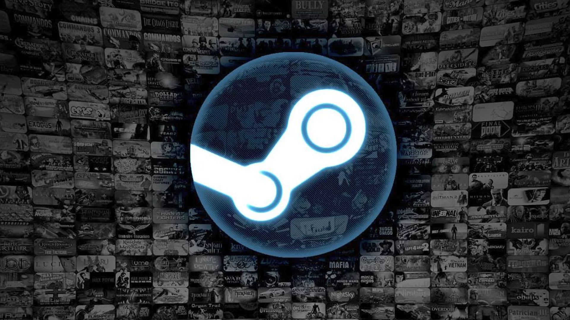 Steam Logo Background Games